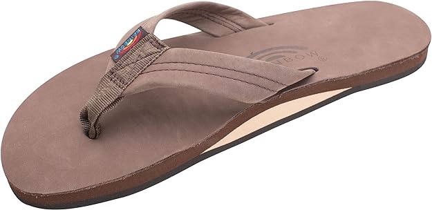 MEN'S SINGLE LAYER PERMIER LEATHER W/ ARCH SUPPORT 1 INCH STRAP