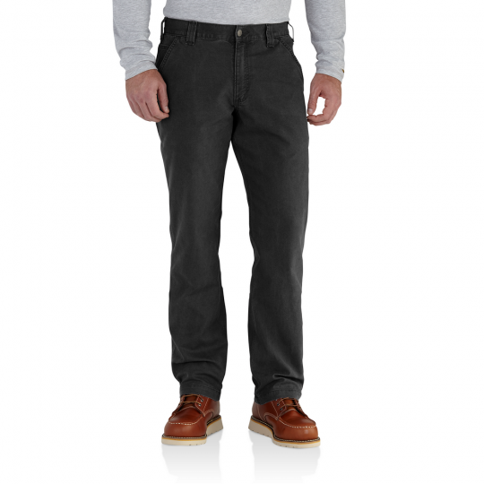 RUGGED FLEX RIGBY RELAXED FIT PANT - BLACK