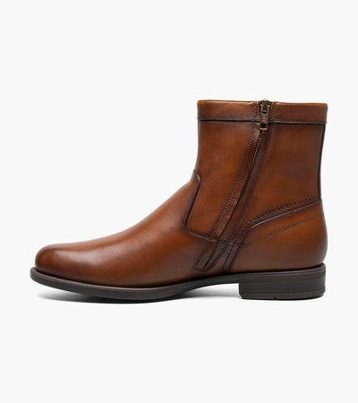MIDTOWN ZIP BOOT COGNAC