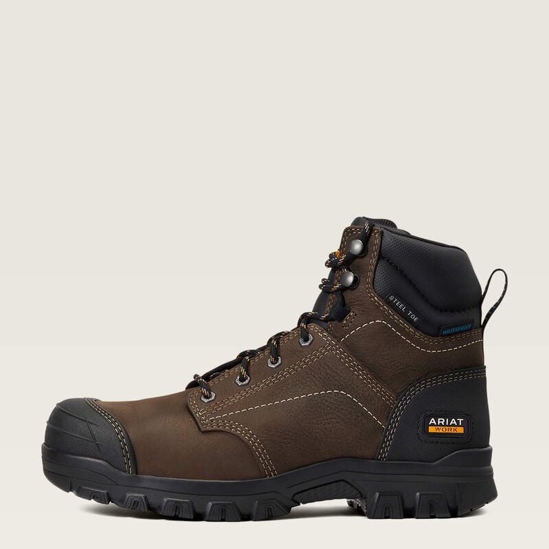 TREADFAST 6" WATERPROOF STEEL TOE WORK BOOT