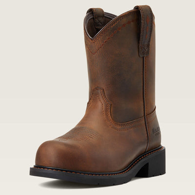 WOMEN'S FATBABY WORK PULL-ON STEEL TOE WORK BOOT