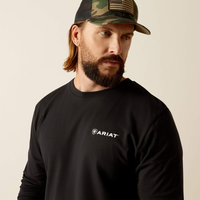 ARIAT LOTF CAMO SHIELD T-SHIRT