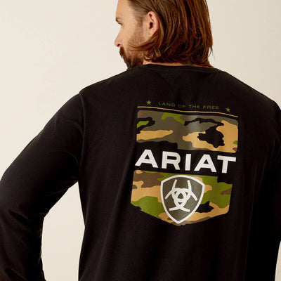 ARIAT LOTF CAMO SHIELD T-SHIRT