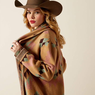 SUNSET CHIC BLANKET COAT