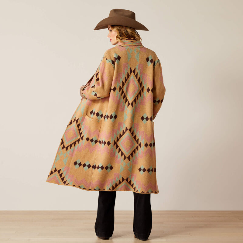 SUNSET CHIC BLANKET COAT