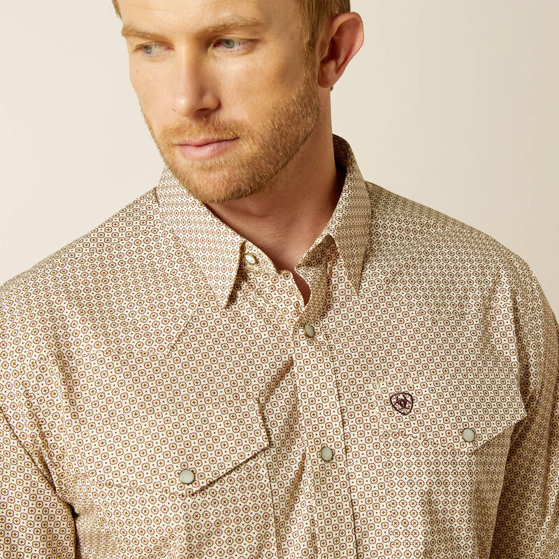 WRINKLE FREE EDDIE FITTED SHIRT