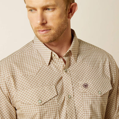WRINKLE FREE EDDIE FITTED SHIRT