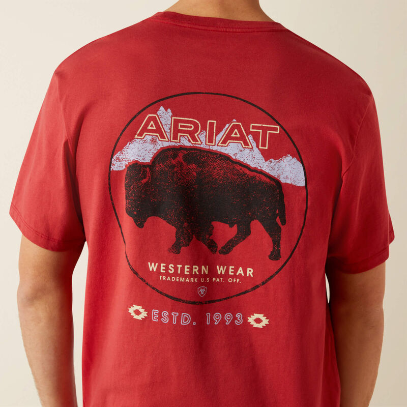 ARIAT PATRIOT BUFFALO COIN T-SHIRT