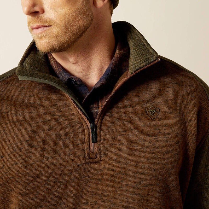 ARIAT CALDWELL 1/4 ZIP SWEATER