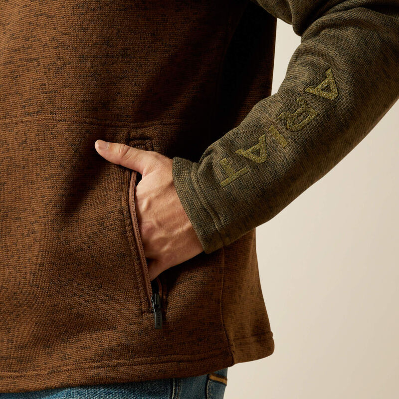 ARIAT CALDWELL 1/4 ZIP SWEATER