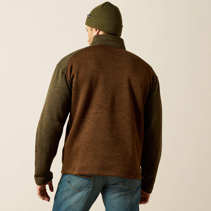 ARIAT CALDWELL 1/4 ZIP SWEATER
