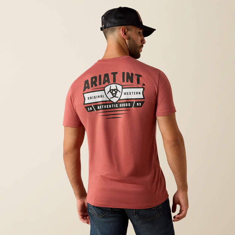 ARIAT BANNER BADGE T-SHIRT