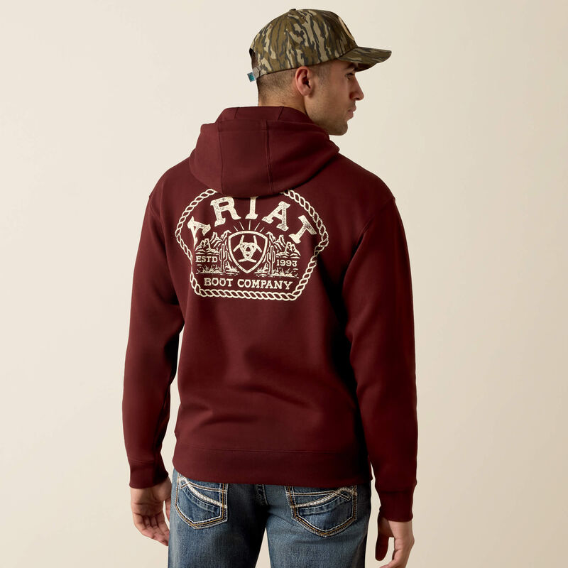 ARIAT ROPED OUT DESERT BADGE HOODIE