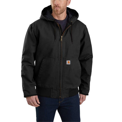 MEN'S INSULATED ACTIVE JAC-LOOSE FIT- WASHED DUCK