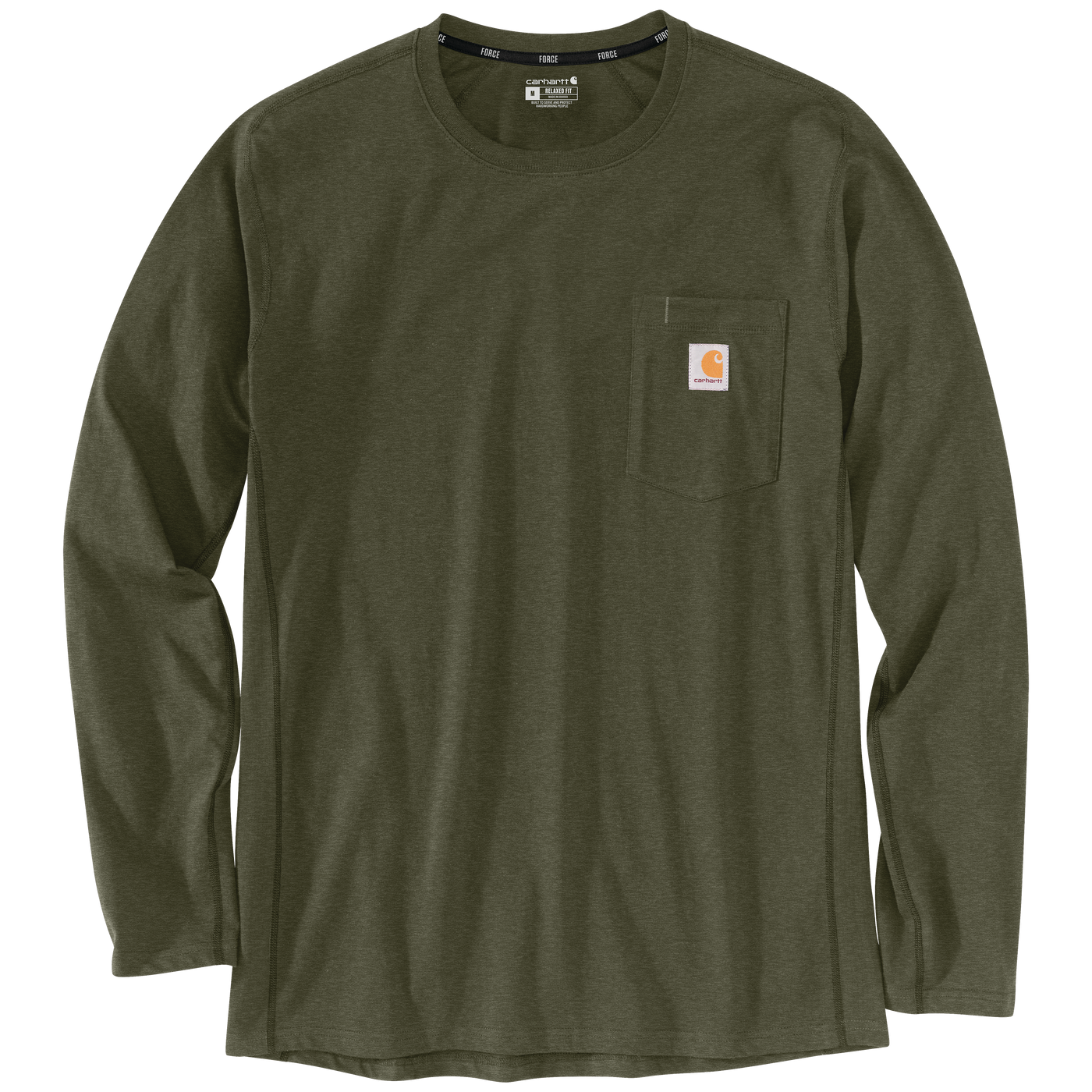FORCE RELAXED FIT LONG-SLEEVE POCKET T-SHIRT