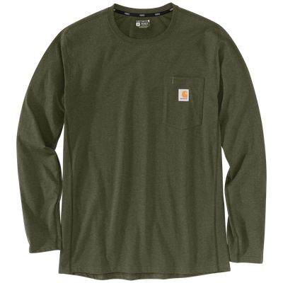 FORCE RELAXED FIT LONG-SLEEVE POCKET T-SHIRT