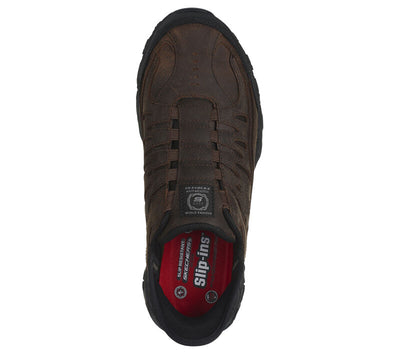 SKECHERS SLIP-INS WORK: HOLDREDGE - RYKER (COMP TOE)