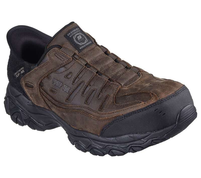 SKECHERS SLIP-INS WORK: HOLDREDGE - RYKER (COMP TOE)