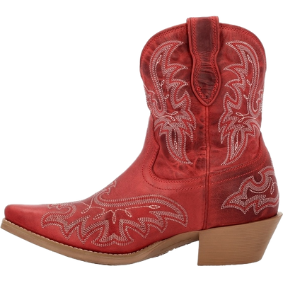 OTH 8" CRIMSON RED WESTERN BOOTIE