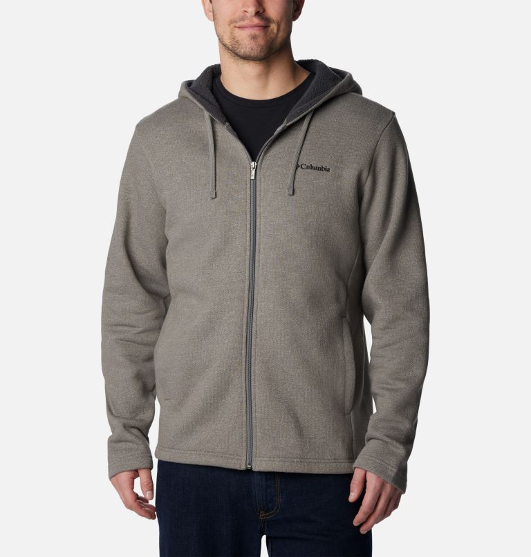HART MTN FULL ZIP HOODIE- BOULDER HEATHER