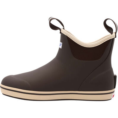 MEN'S 6 IN ANKLE DECK BOOT CHOCOLATE