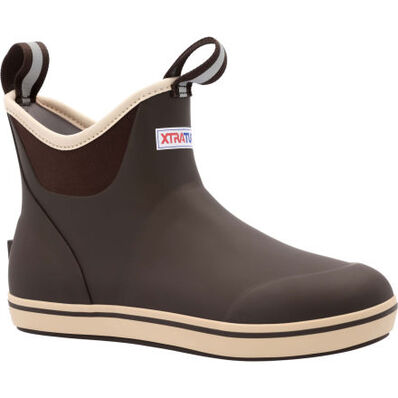 MEN'S 6 IN ANKLE DECK BOOT CHOCOLATE