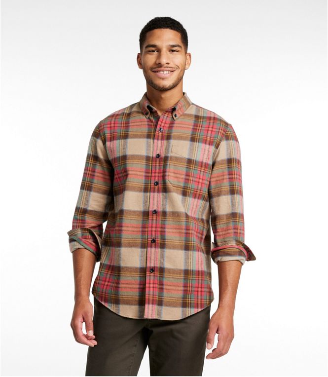 MEN'S SCOTCH PLAID FLANNEL SHIRT