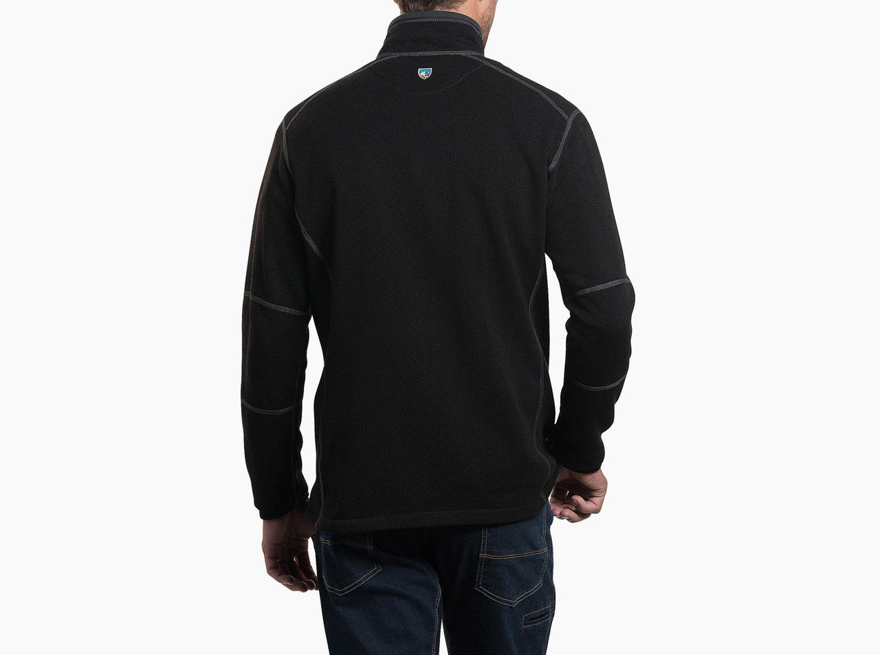 REVEL 1/4 ZIP SWEATER - BLACK