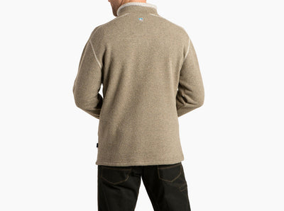 EUROPA 1/4 ZIP SWEATER - OATMEAL