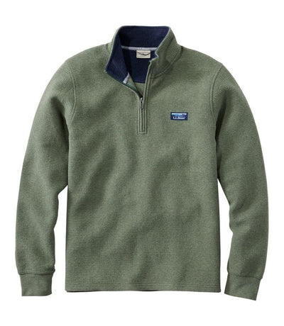 MEN'S LAKEWASHED DOUBLE-KNIT 1/4 ZIP PULLOVER
