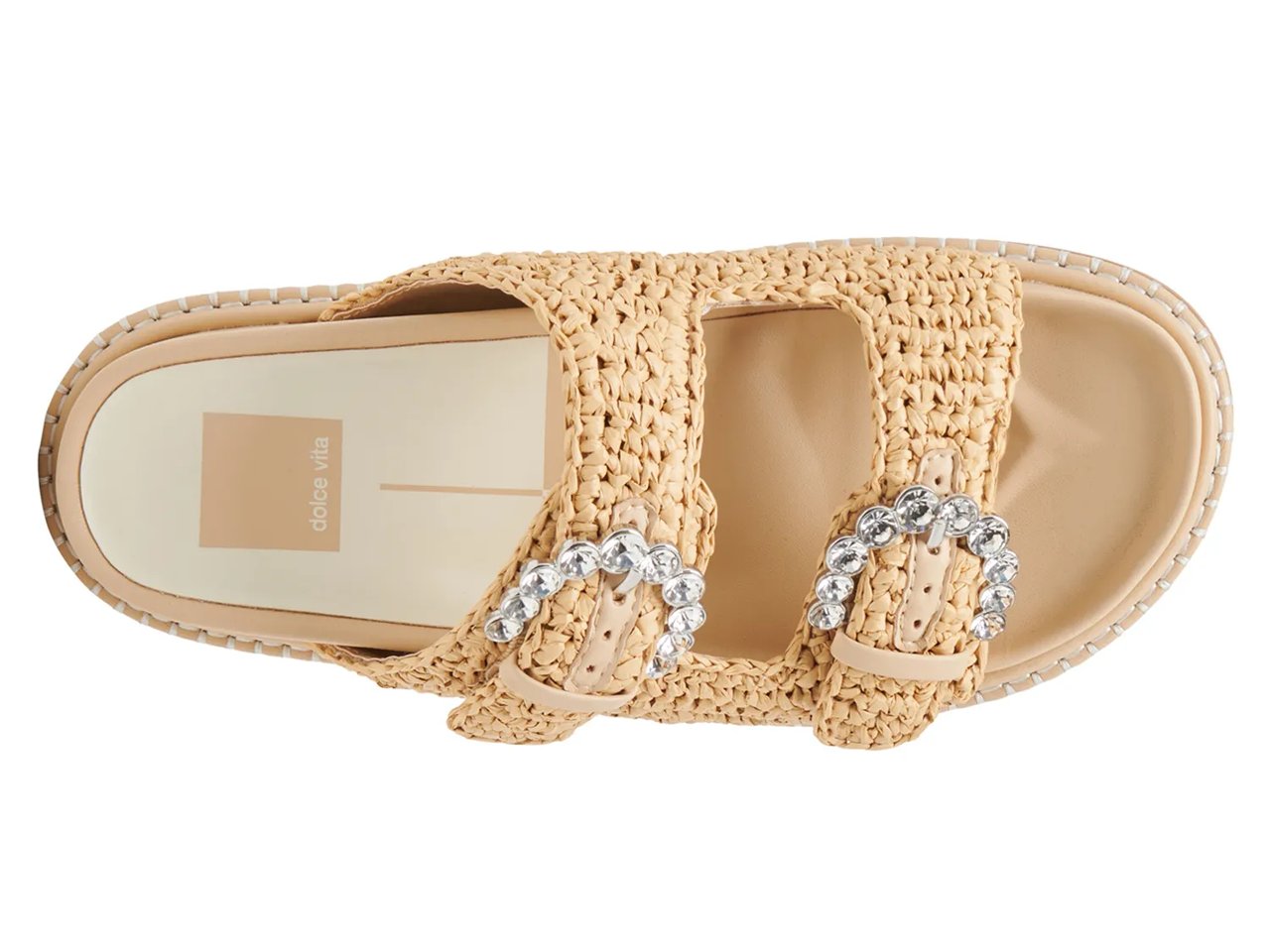 SHAUNY CRYSTAL SLIDE SANDAL