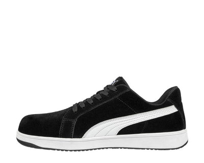 MEN'S ICONIC SUEDE BLACK LOW
