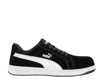 MEN'S ICONIC SUEDE BLACK LOW
