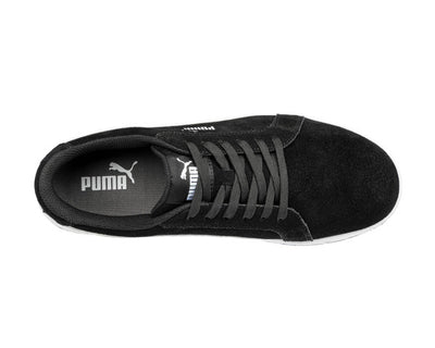 MEN'S ICONIC SUEDE BLACK LOW