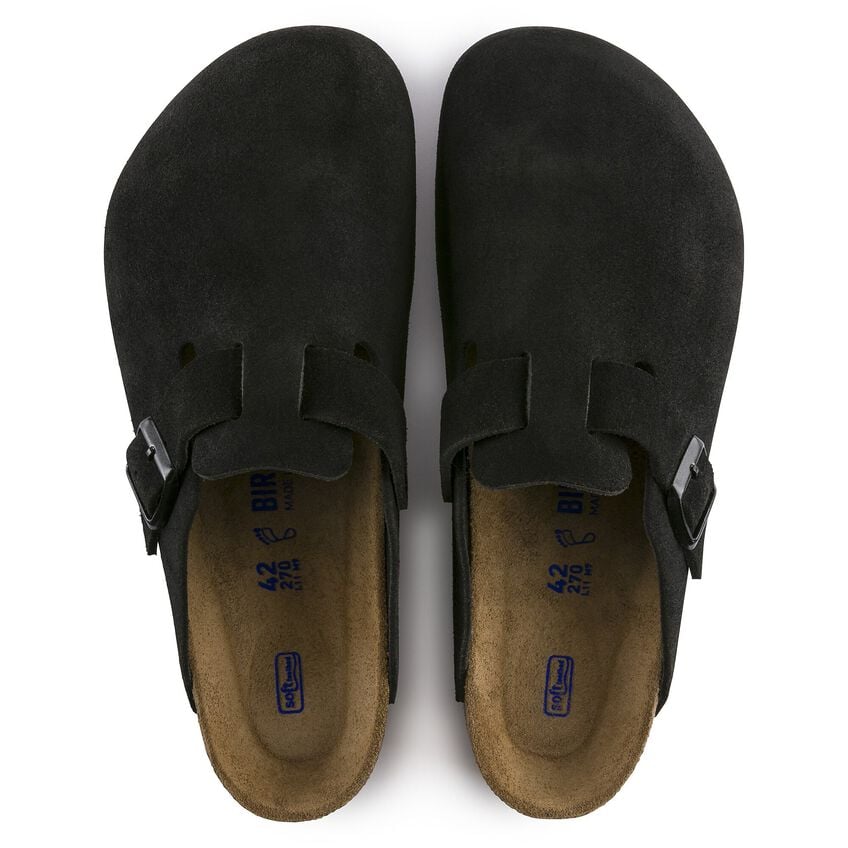 BOSTON SOFT FOOTBED SUEDE LEATHER