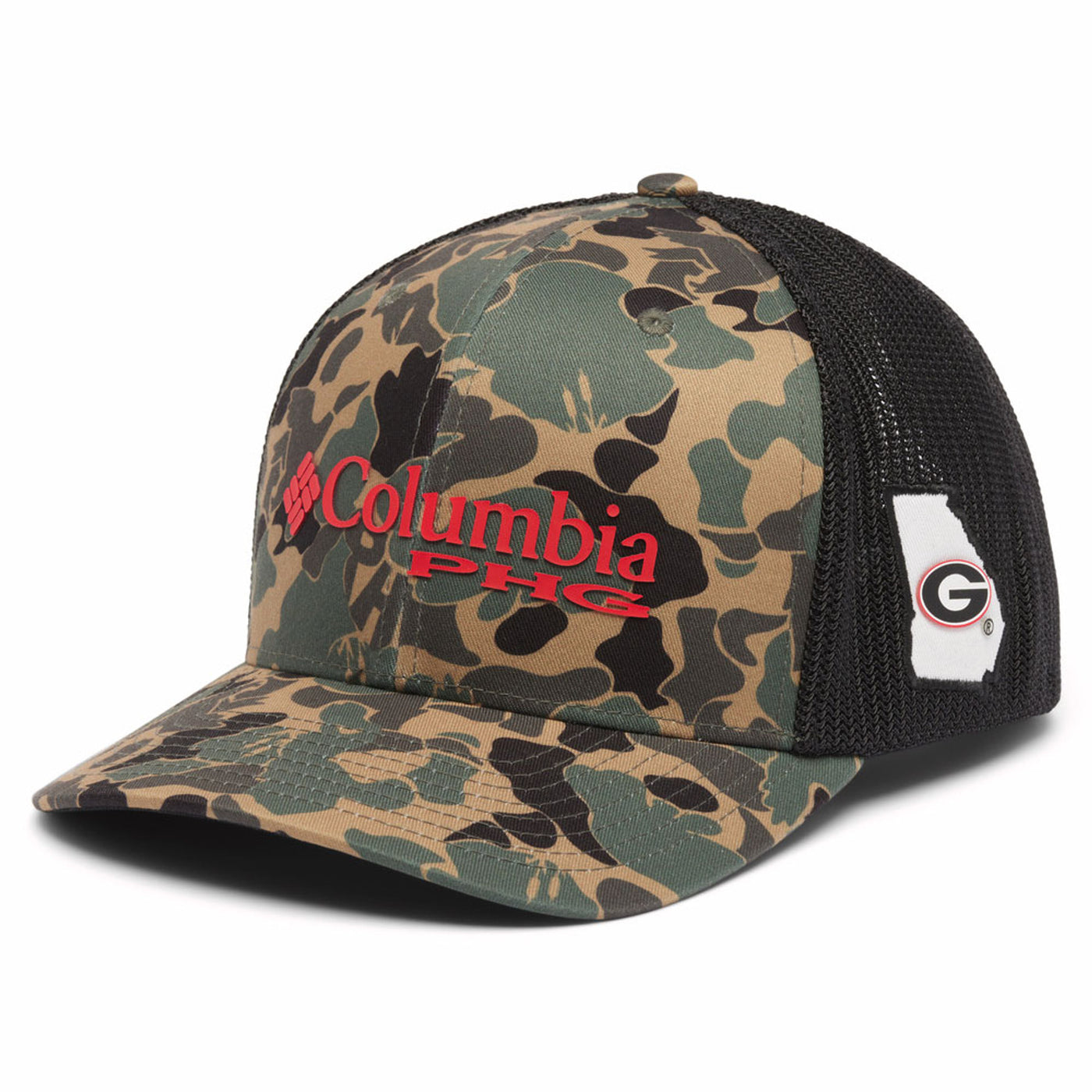 Columbia Hat Phg Camo UGA COLLEGIATE PHG CAMO MESH