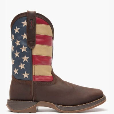 UNION PATRIOTIC PULL-ON WESTERN FLAG BOOT