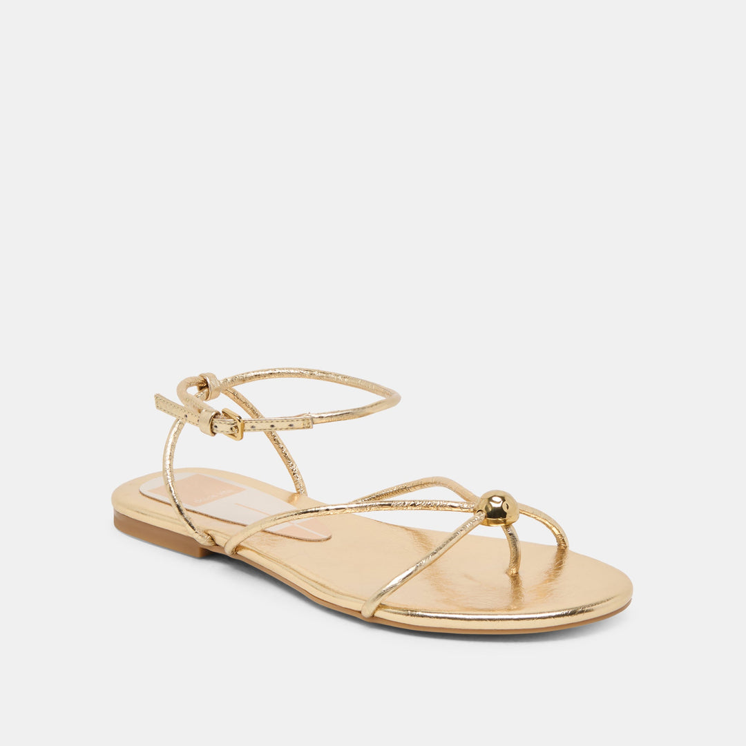 KENLEY SANDAL GOLD LEATHER