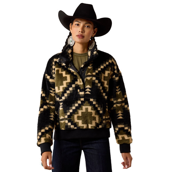BERBER SWEATSHIRT GAMBIT SOUTHWEST PRINT