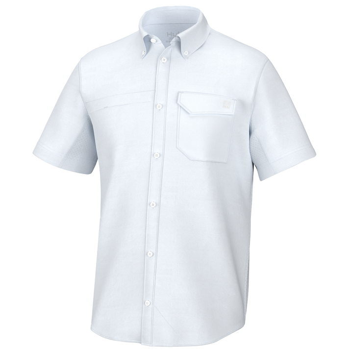 HUK TIDE POINT BUTTON-DOWN SHORT SLEEVE
