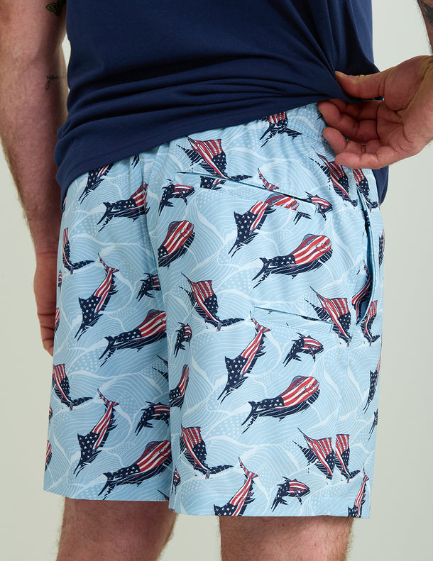 HUK KC PURSUIT VOLLEY SWIM SHORTS