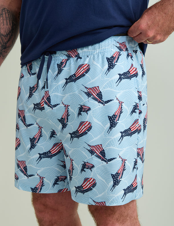 HUK KC PURSUIT VOLLEY SWIM SHORTS