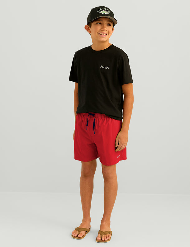 HUK KIDS PURSUIT VOLLEY SWIM SHORT