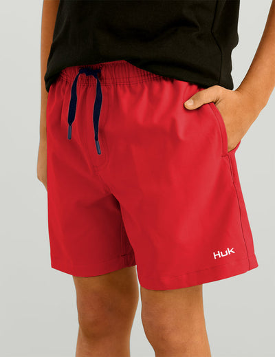 HUK KIDS PURSUIT VOLLEY SWIM SHORT
