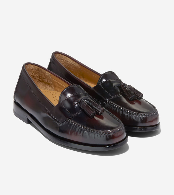 Cole Haan VTG Loafer Leather Burgundy Kilted Fringe Buckle Men’s Size 7.5 D 4959 Cole Haan Men main image 3