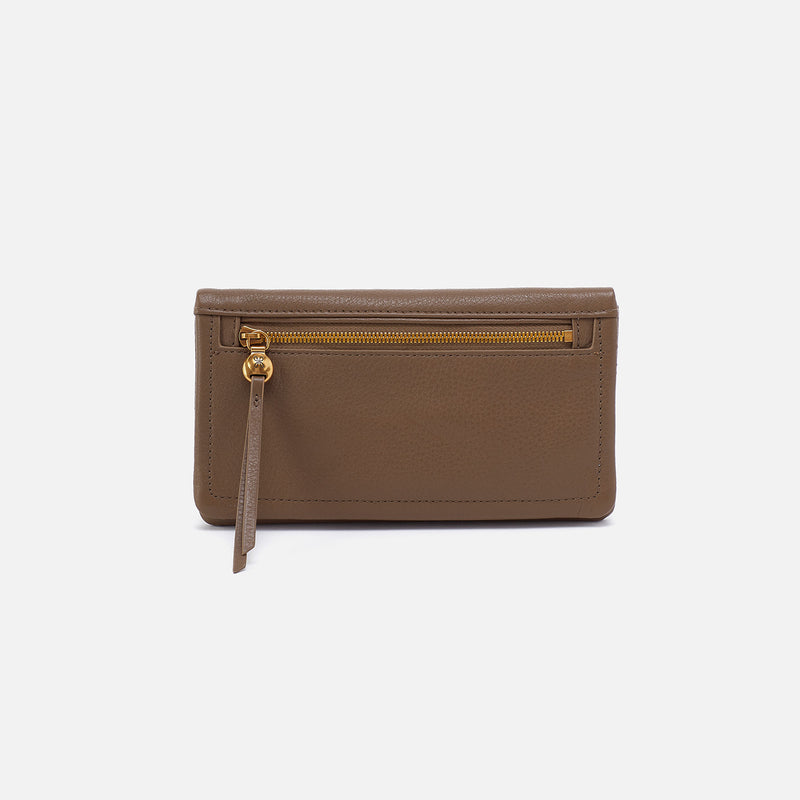 LUMEN CONTINENTAL WALLET DARK ELM