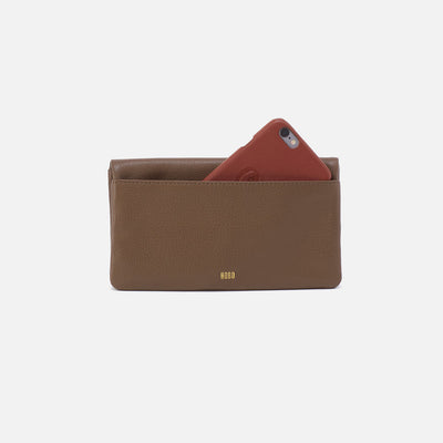 LUMEN CONTINENTAL WALLET DARK ELM