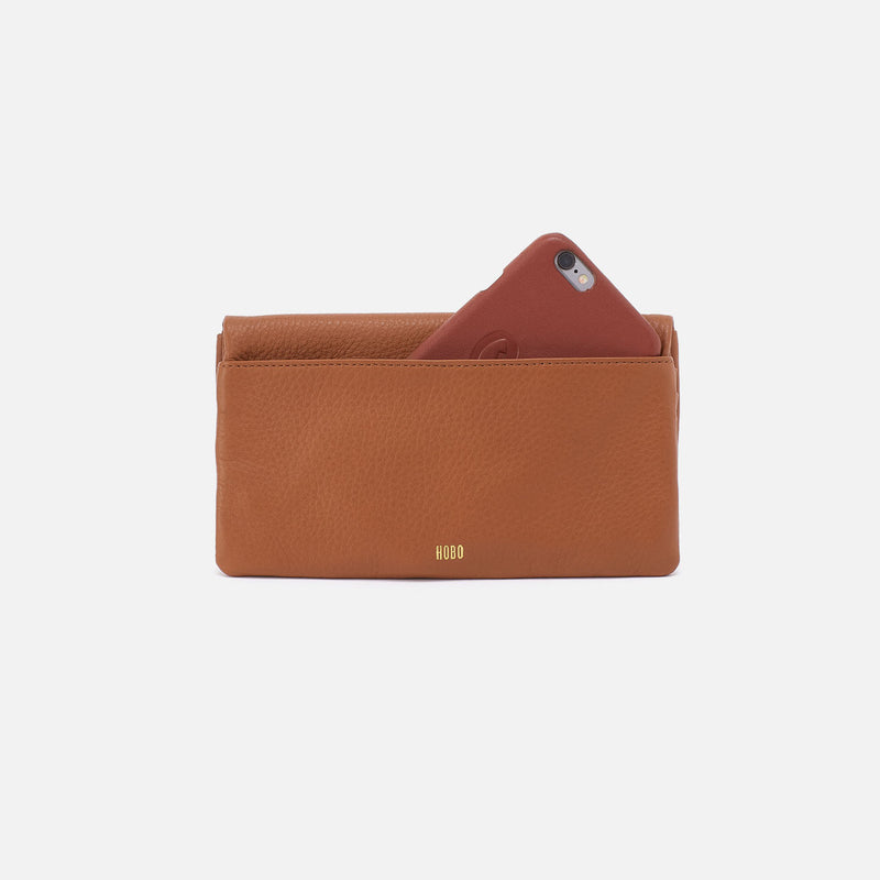 LUMEN CONTINENTAL WALLET WARM HONEY