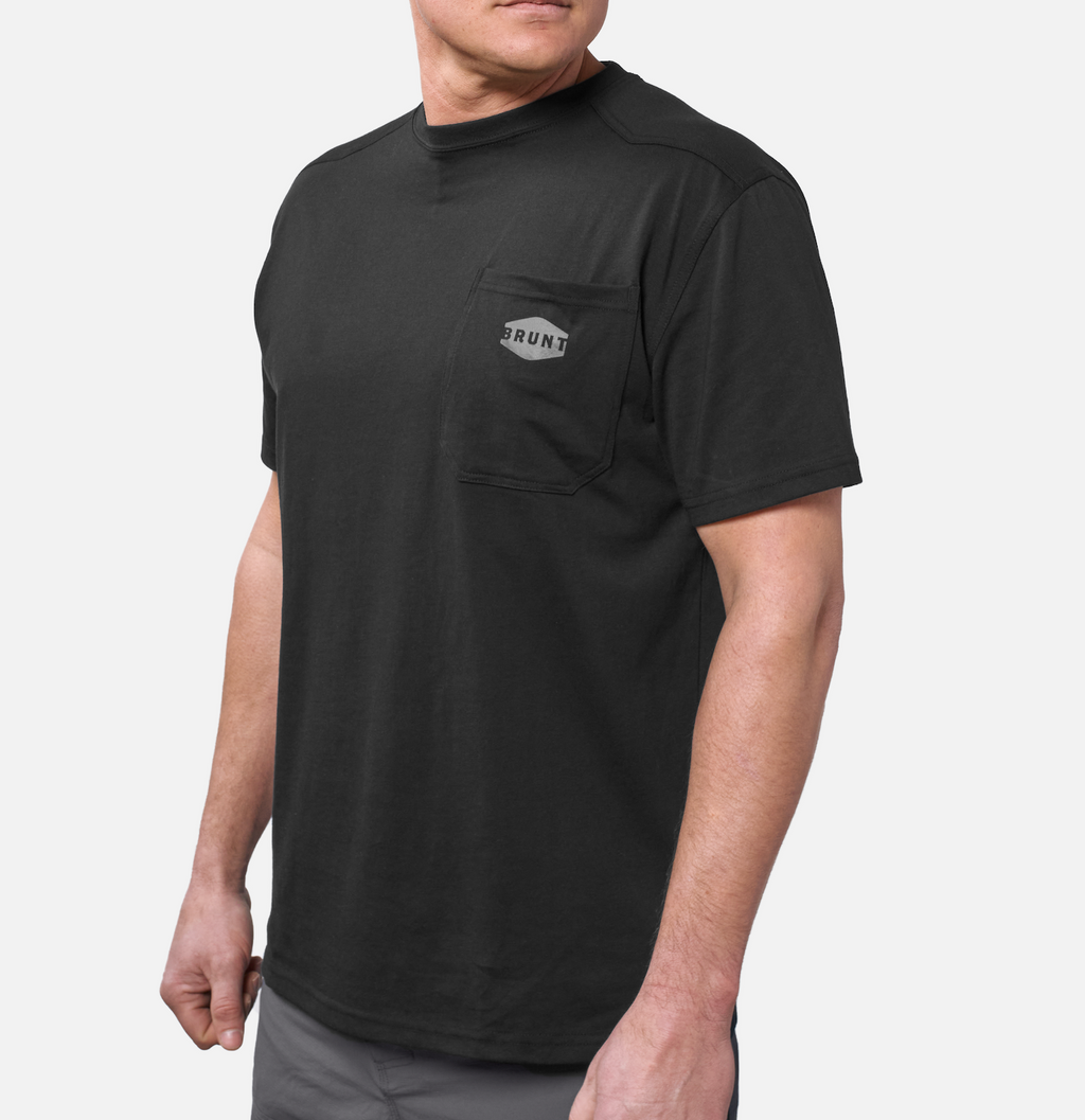 BRUNT SHORT SLEEVE POCKET T-SHIRT