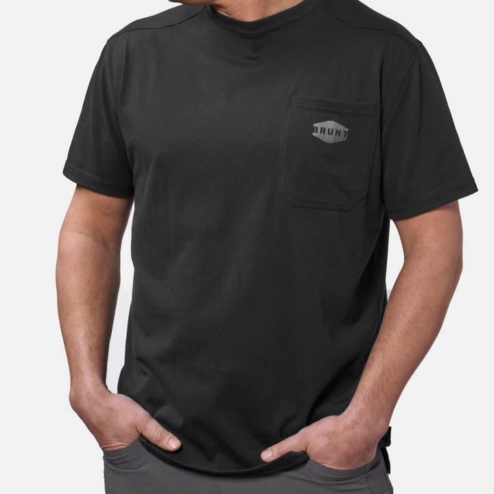 BRUNT SHORT SLEEVE POCKET T-SHIRT